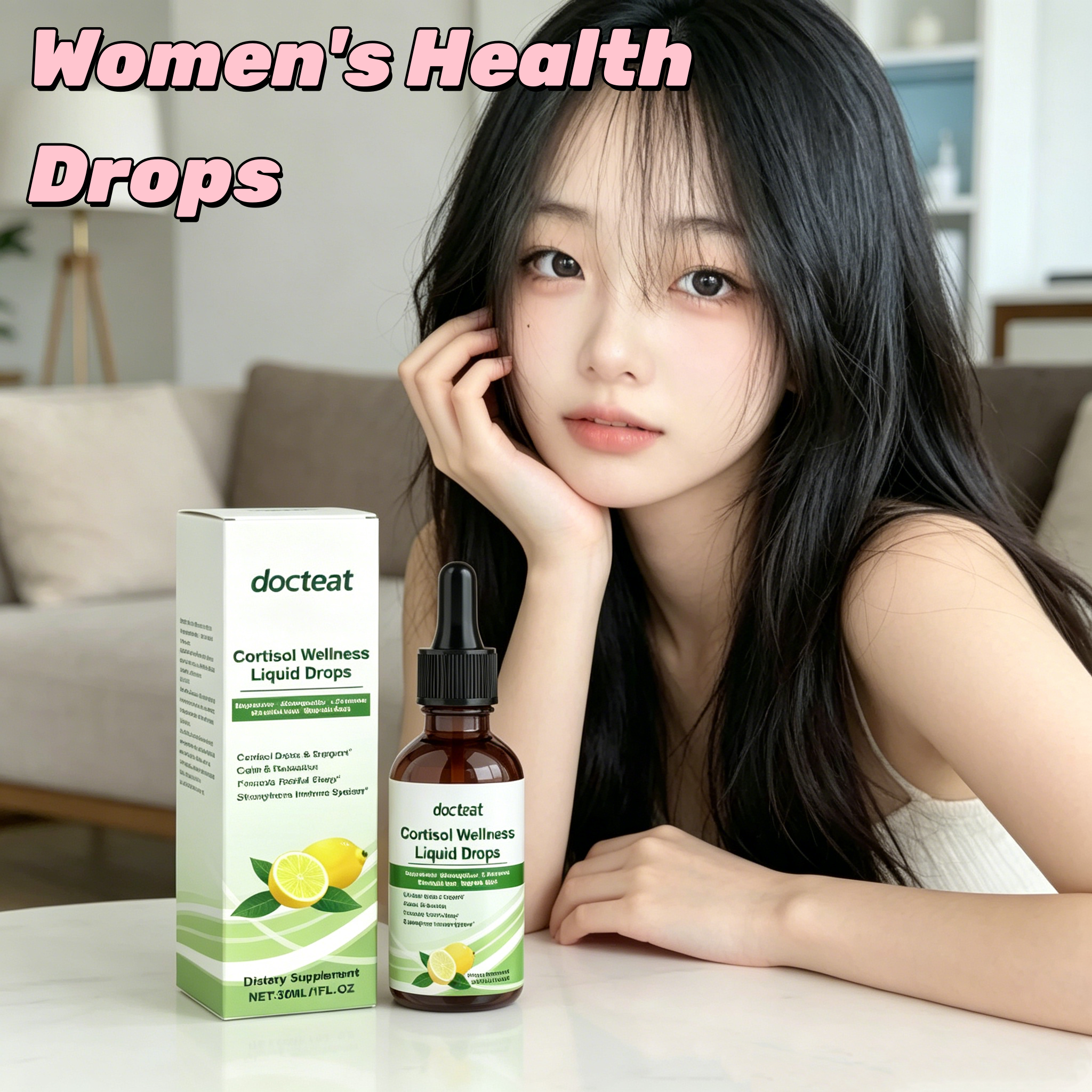 Herbal Wellness Drops - Women Cortisol Wellness Drops Hormone Balance