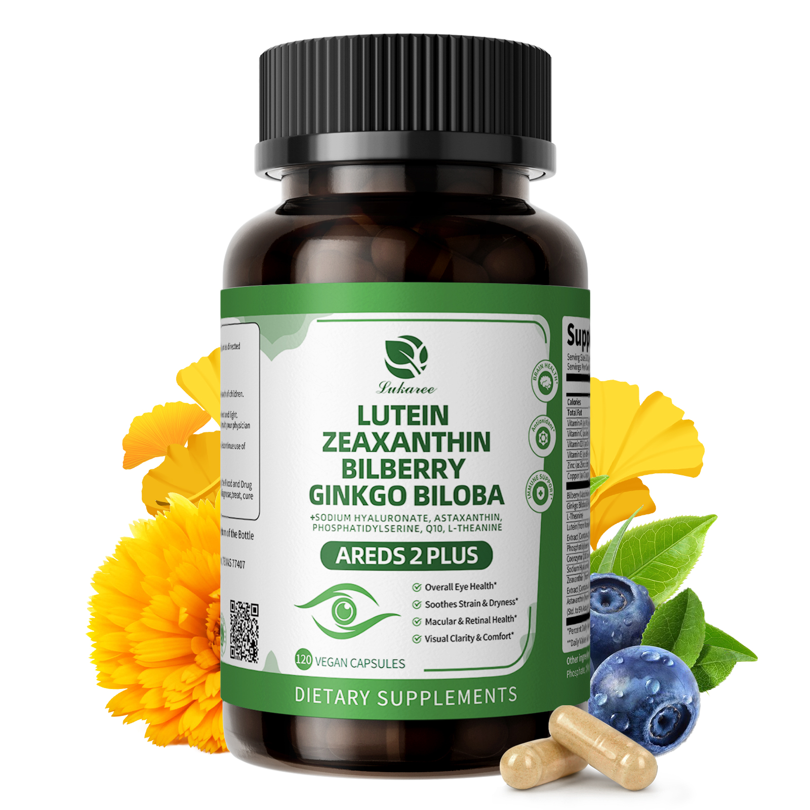 Ginkgo Biloba Extract - Lutein and Zeaxanthin Capsule Advanced Eye