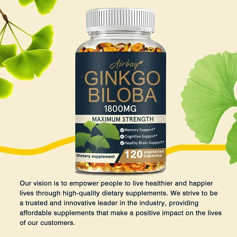Ginkgo Biloba Supplement - Mem – Ginkgo Biloba Extract recenzja i cena