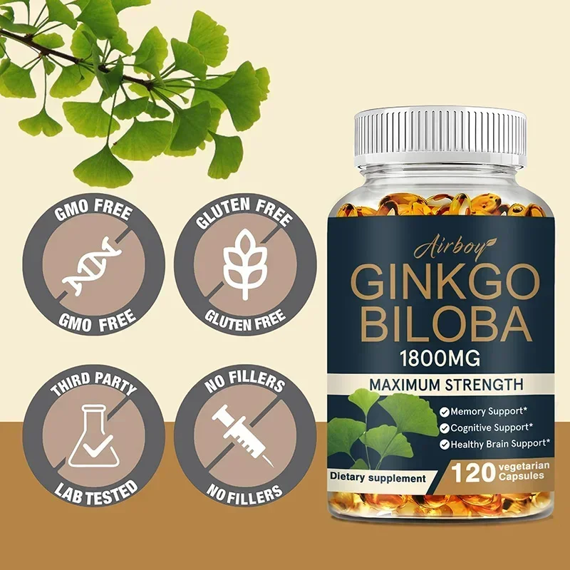 Ginkgo Biloba Supplement - Mem – Ginkgo Biloba Extract recenzja i cena