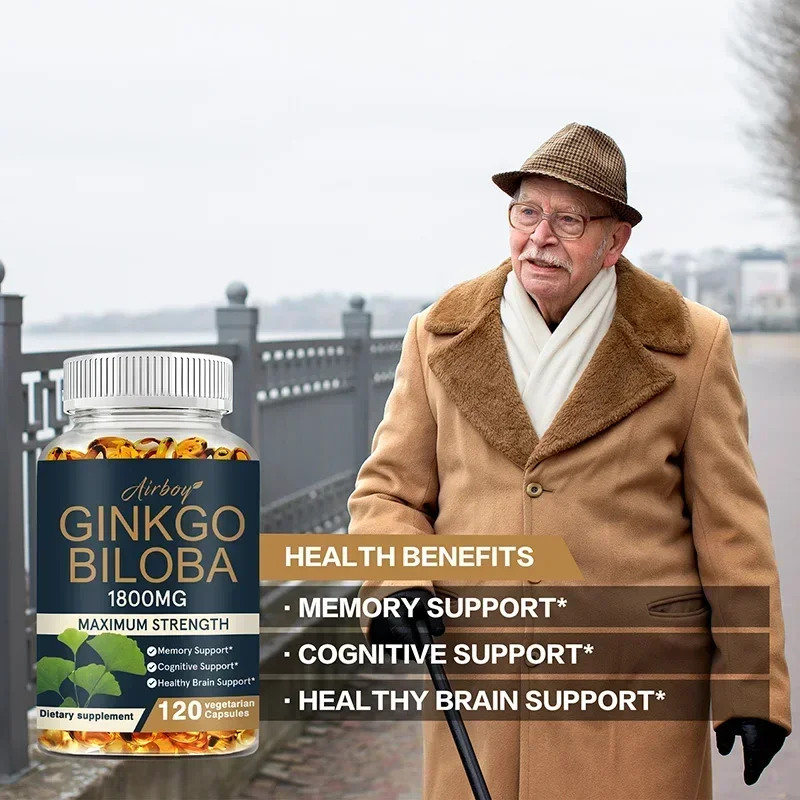 Ginkgo Biloba Supplement - Mem – Ginkgo Biloba Extract recenzja i cena