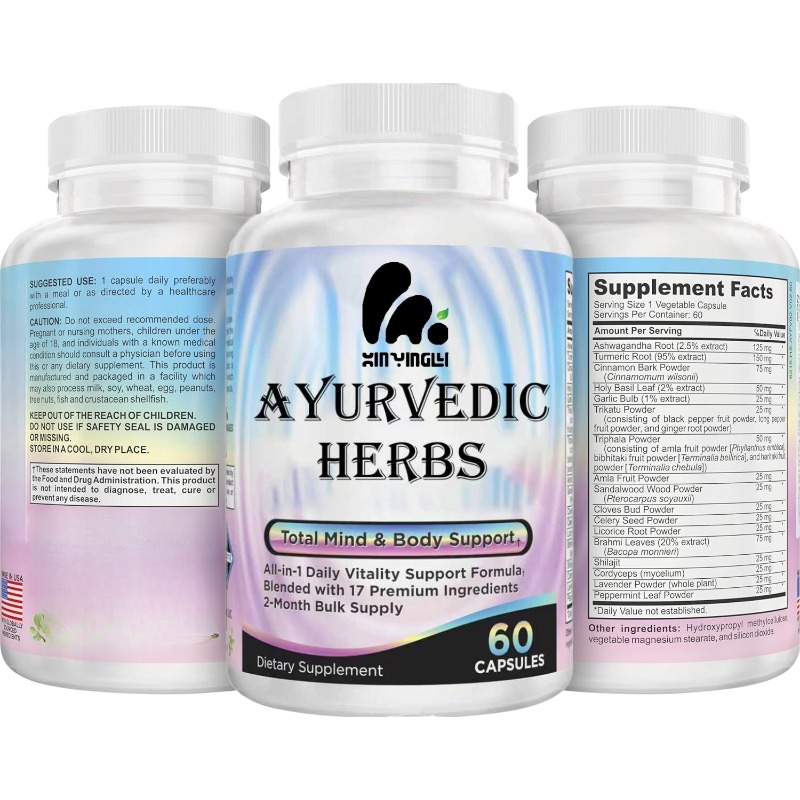 60 capsules of Ayurvedic herba – Ayurvedic & Herbal Wellness Kits recenzja i cena
