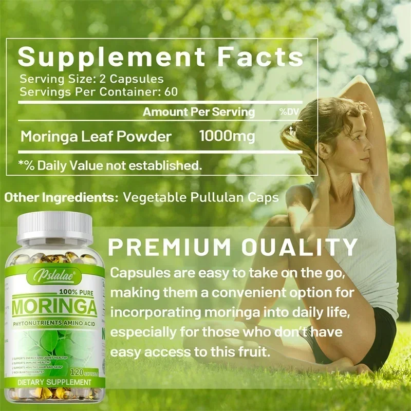Moringa Capsules - Antioxidant – Moringa Leaf Powder recenzja i cena