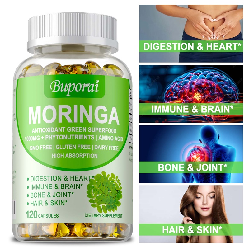 Moringa Capsules - Boosts Meta – Moringa Leaf Powder recenzja i cena