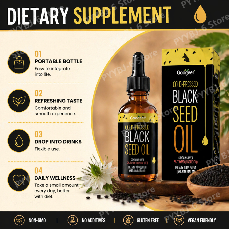 Cold-Pressed Black Seed Oil30m – Herbal Wellness Drops recenzja i cena
