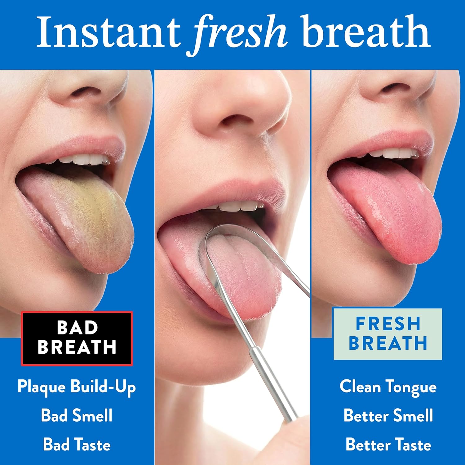 Tongue Scraper for Adults (3 P – Ayurvedic & Herbal Wellness Kits recenzja i cena