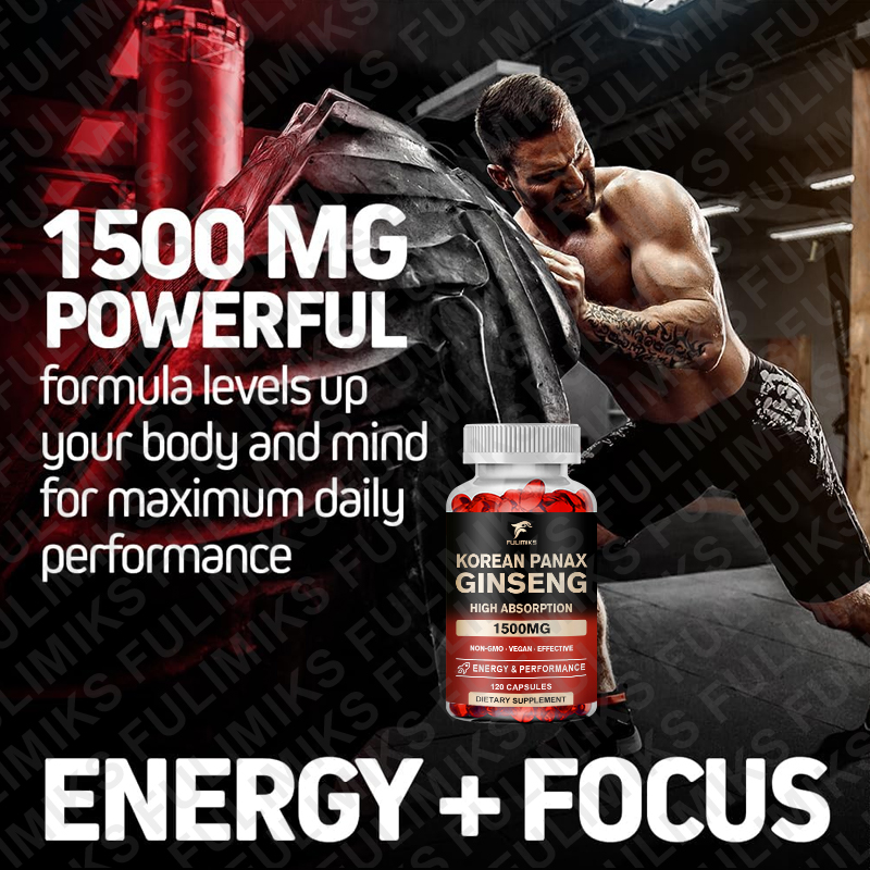 Panax Ginseng 15,000 mg - Red  – Ginkgo Biloba Extract recenzja i cena
