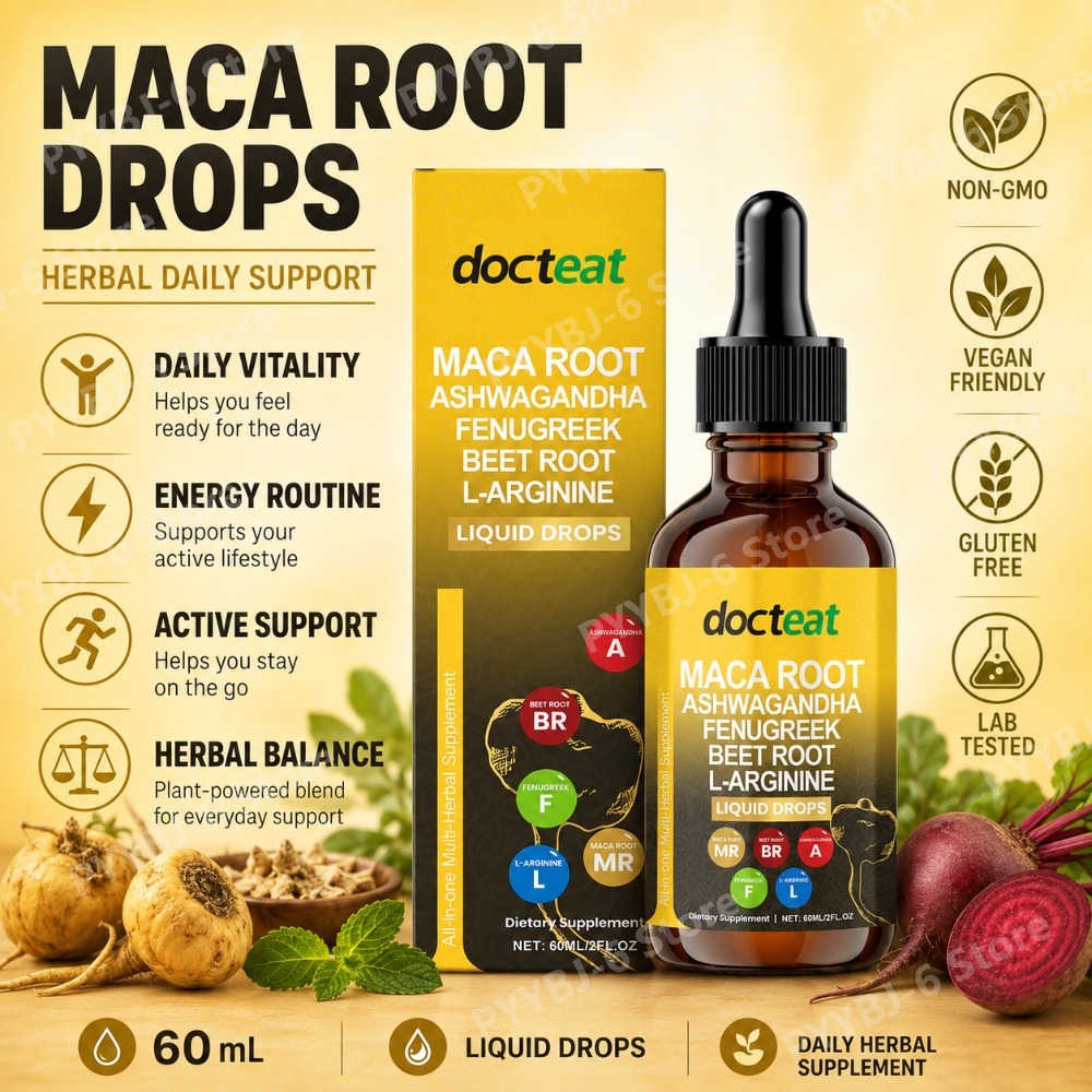Maca Root Beet Root L-Arginine – Herbal Wellness Drops recenzja i cena