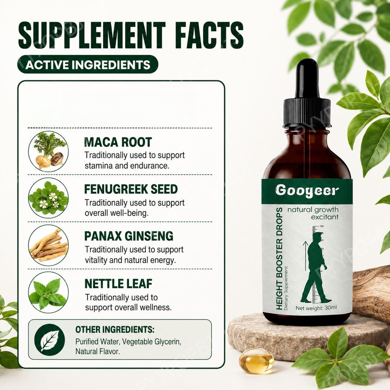 Googeer Vitamin D3 Calcium Cit – Herbal Wellness Drops recenzja i cena