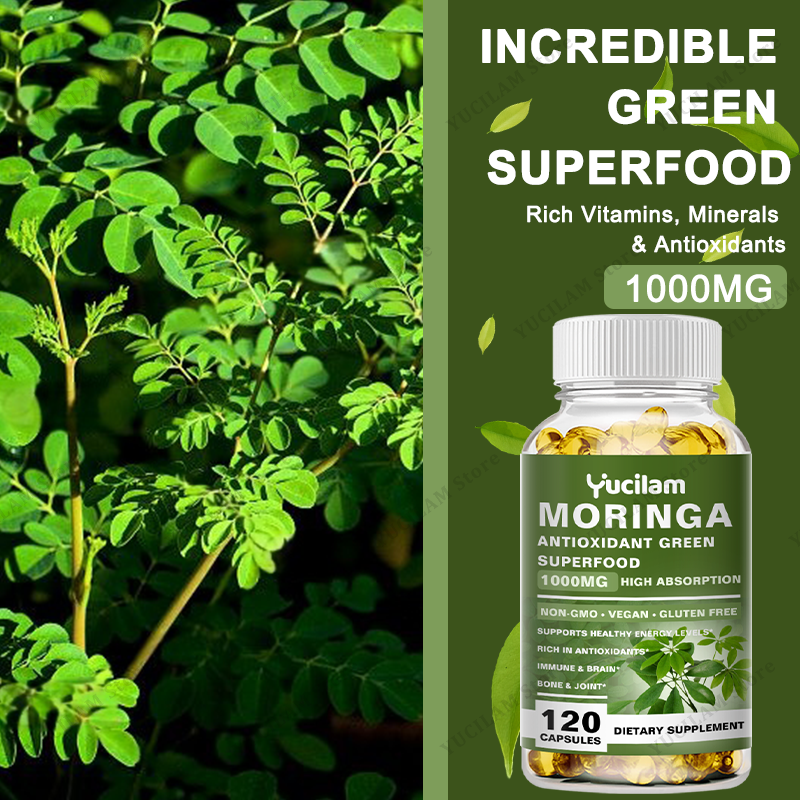 Moringa Organic 1000 mg, 7-in- – Moringa Leaf Powder recenzja i cena