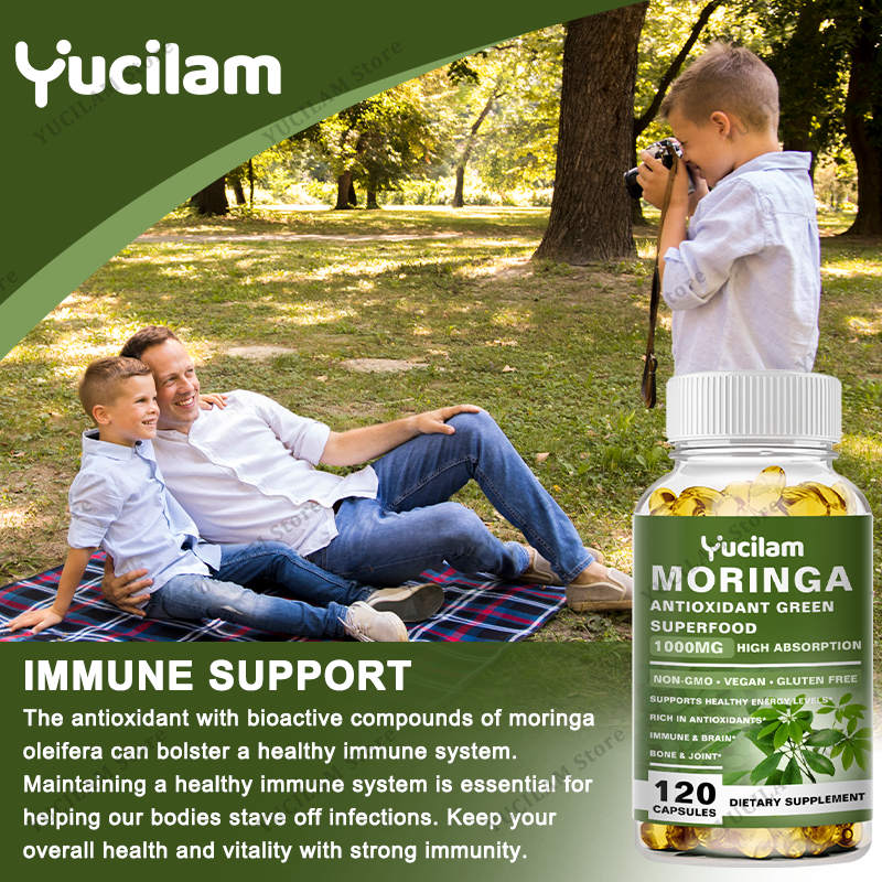 Moringa Organic 1000 mg, 7-in- – Moringa Leaf Powder recenzja i cena