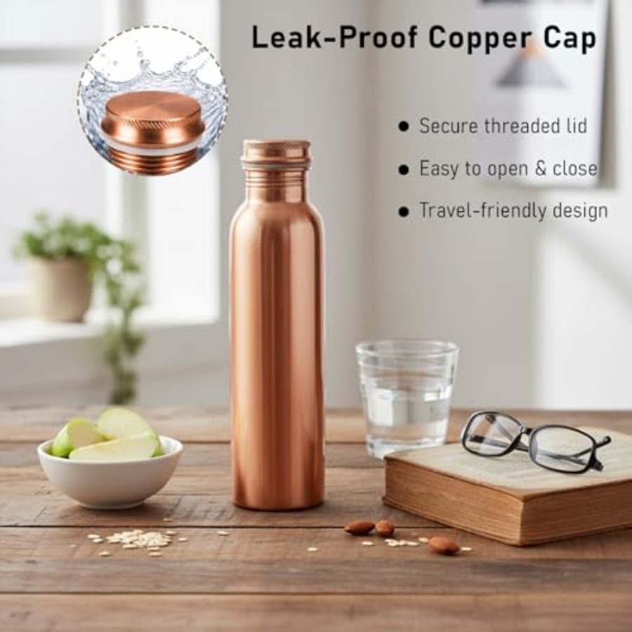 Pure Copper Water 34oz 1 Litre – Ayurvedic & Herbal Wellness Kits recenzja i cena