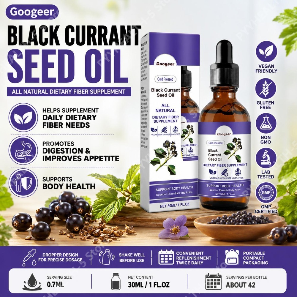 Black Currant Seed Oil Drops 3 – Wellness Herbal Medicine recenzja i cena
