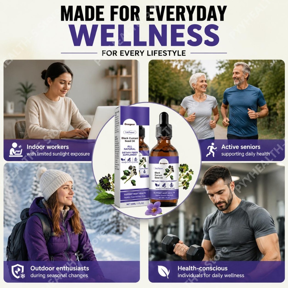 Black Currant Seed Oil Drops 3 – Wellness Herbal Medicine recenzja i cena