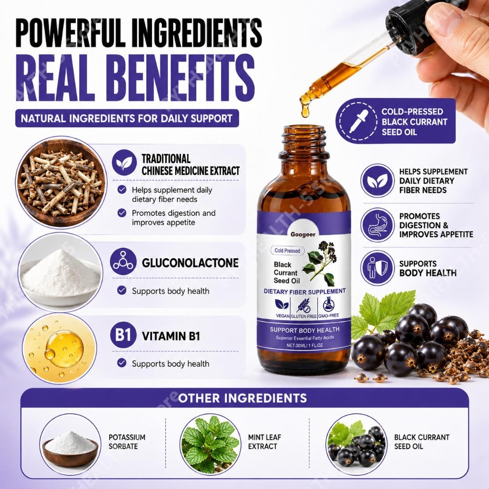 Black Currant Seed Oil Drops 3 – Wellness Herbal Medicine recenzja i cena