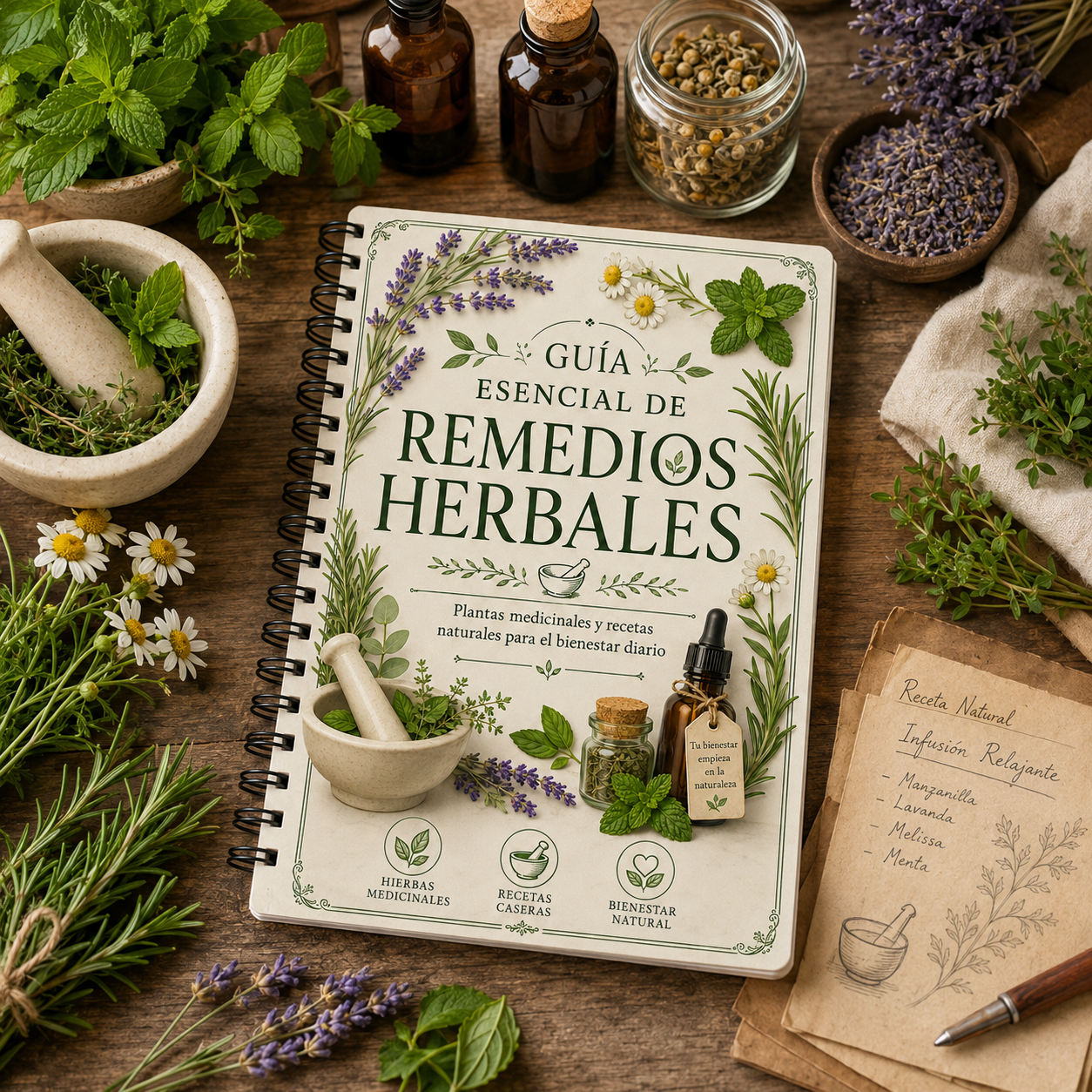 Spanish Herbal Remedies Guide  – Wellness Herbal Medicine recenzja i cena