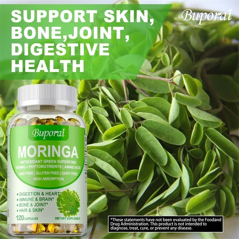 Moringa Capsules 1000mg - Incr – Moringa Leaf Powder recenzja i cena