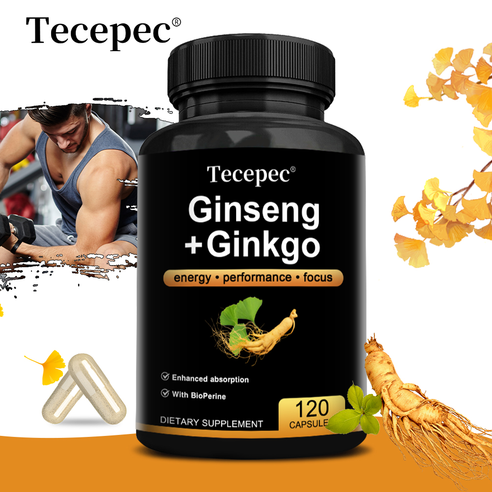 Ginseng + Ginkgo Capsules - Bo – Ginkgo Biloba Extract recenzja i cena