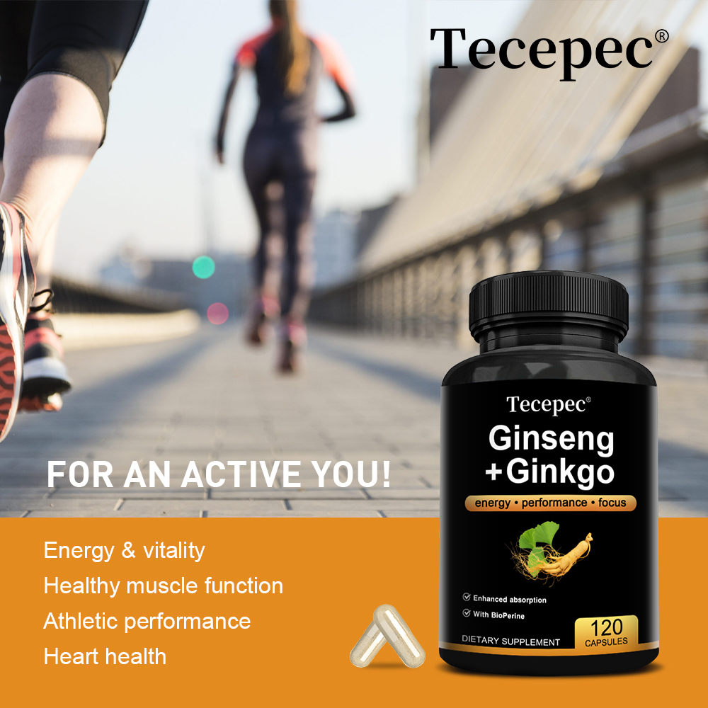 Ginseng + Ginkgo Capsules - Bo – Ginkgo Biloba Extract recenzja i cena