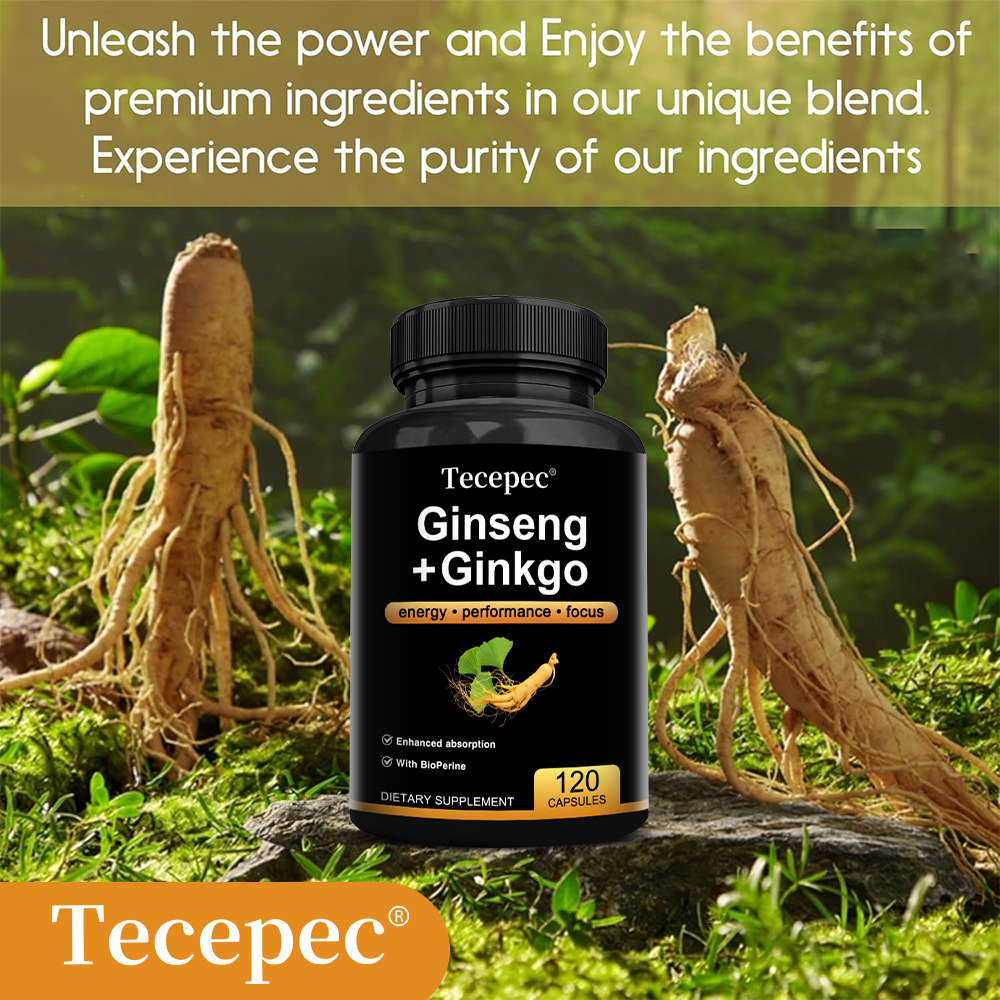 Ginseng + Ginkgo Capsules - Bo – Ginkgo Biloba Extract recenzja i cena