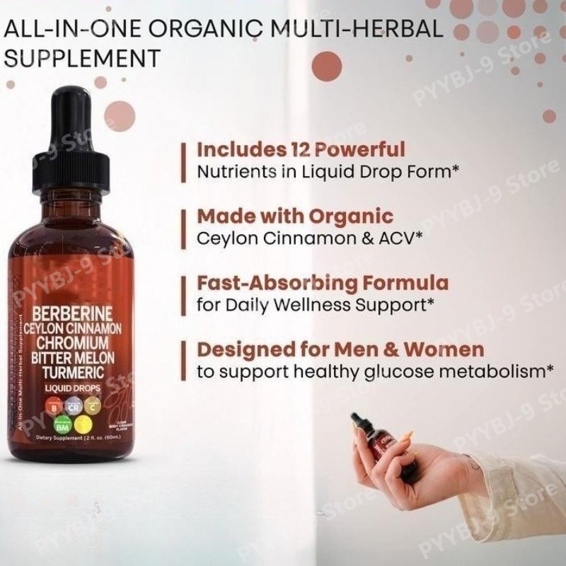 Berberine Chromium Turmeric Gi – Herbal Wellness Drops recenzja i cena