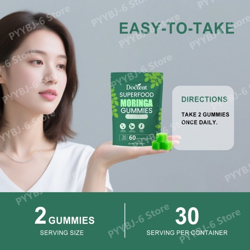 Superfood Moringa Gummies with – Moringa Leaf Powder recenzja i cena