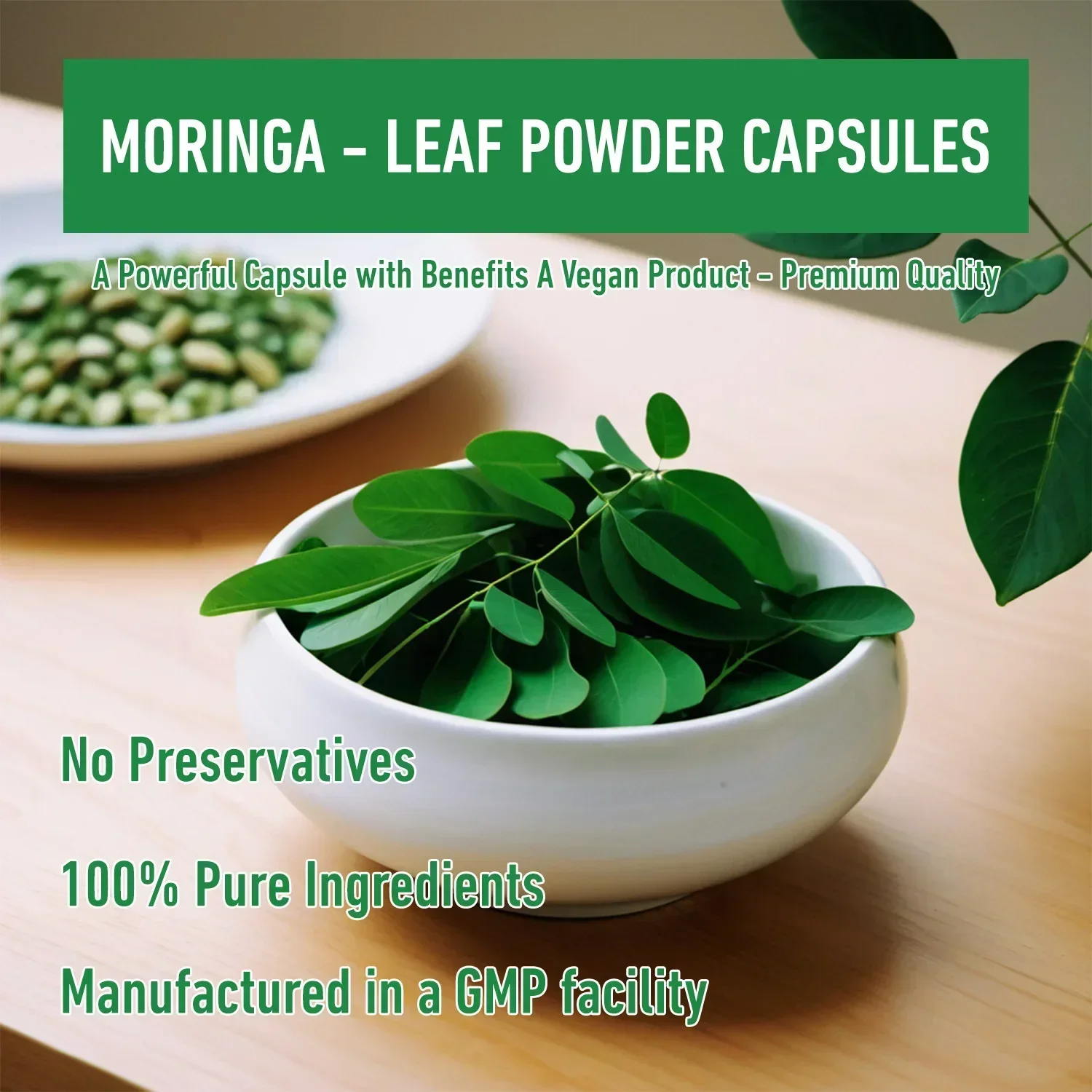 Moringa Capsules - Antioxidant – Moringa Leaf Powder recenzja i cena