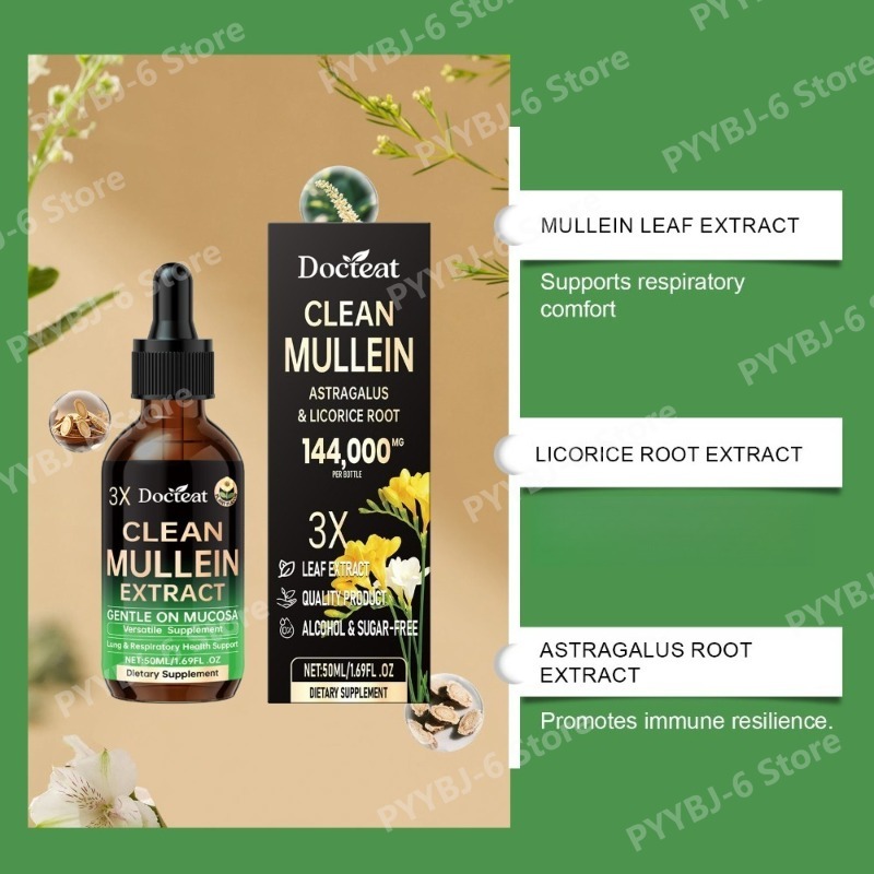 Mullein Astragalus & Licorice  – Herbal Wellness Drops recenzja i cena