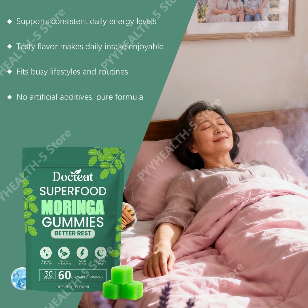 Docteat Moringa Gummies with B – Moringa Leaf Powder recenzja i cena