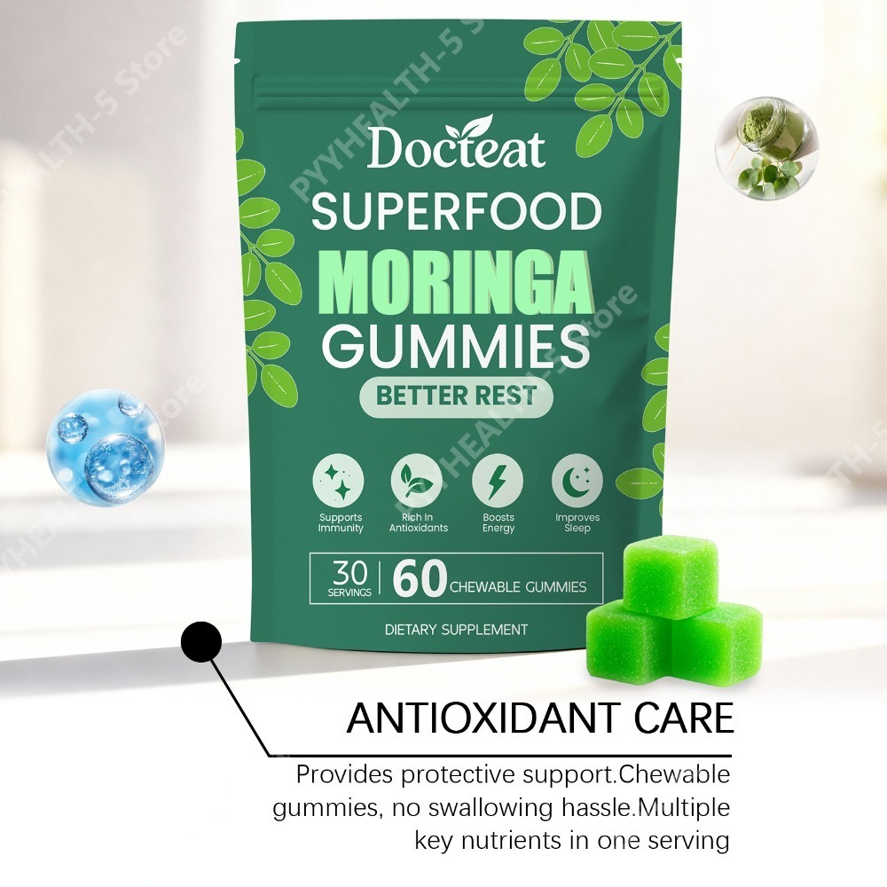 Docteat Moringa Gummies with B – Moringa Leaf Powder recenzja i cena
