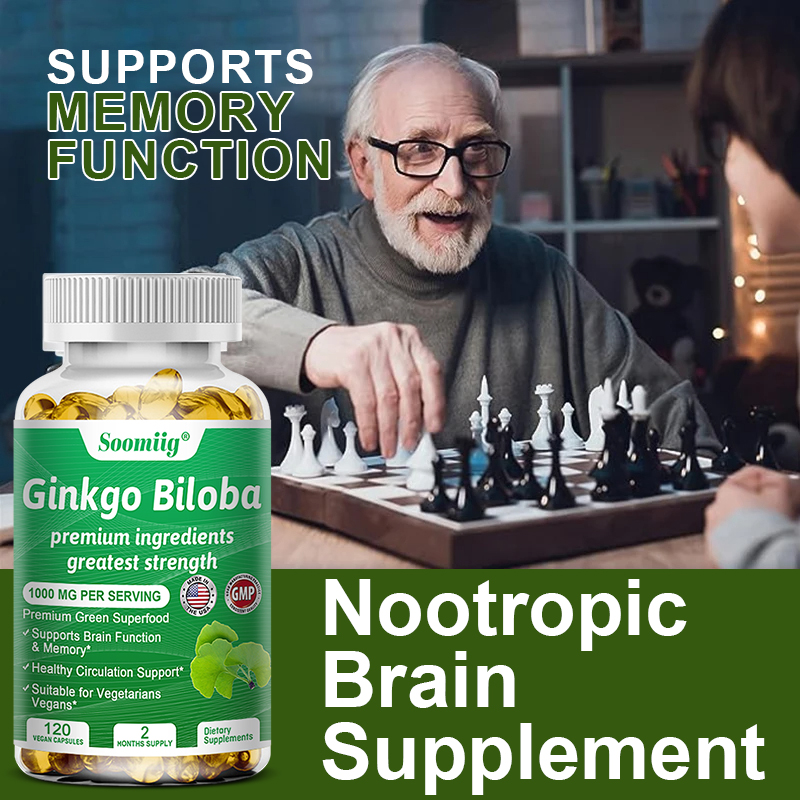 Ginko Biloba Capsules - Brain  – Ginkgo Biloba Extract recenzja i cena
