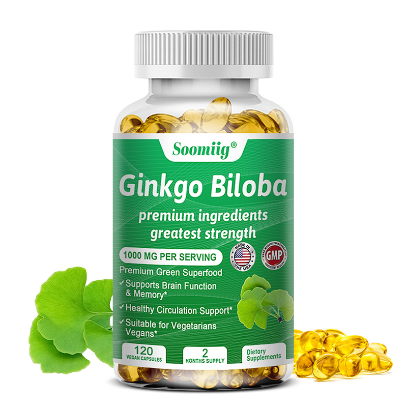 Ginko Biloba Capsules - Brain  – Ginkgo Biloba Extract recenzja i cena