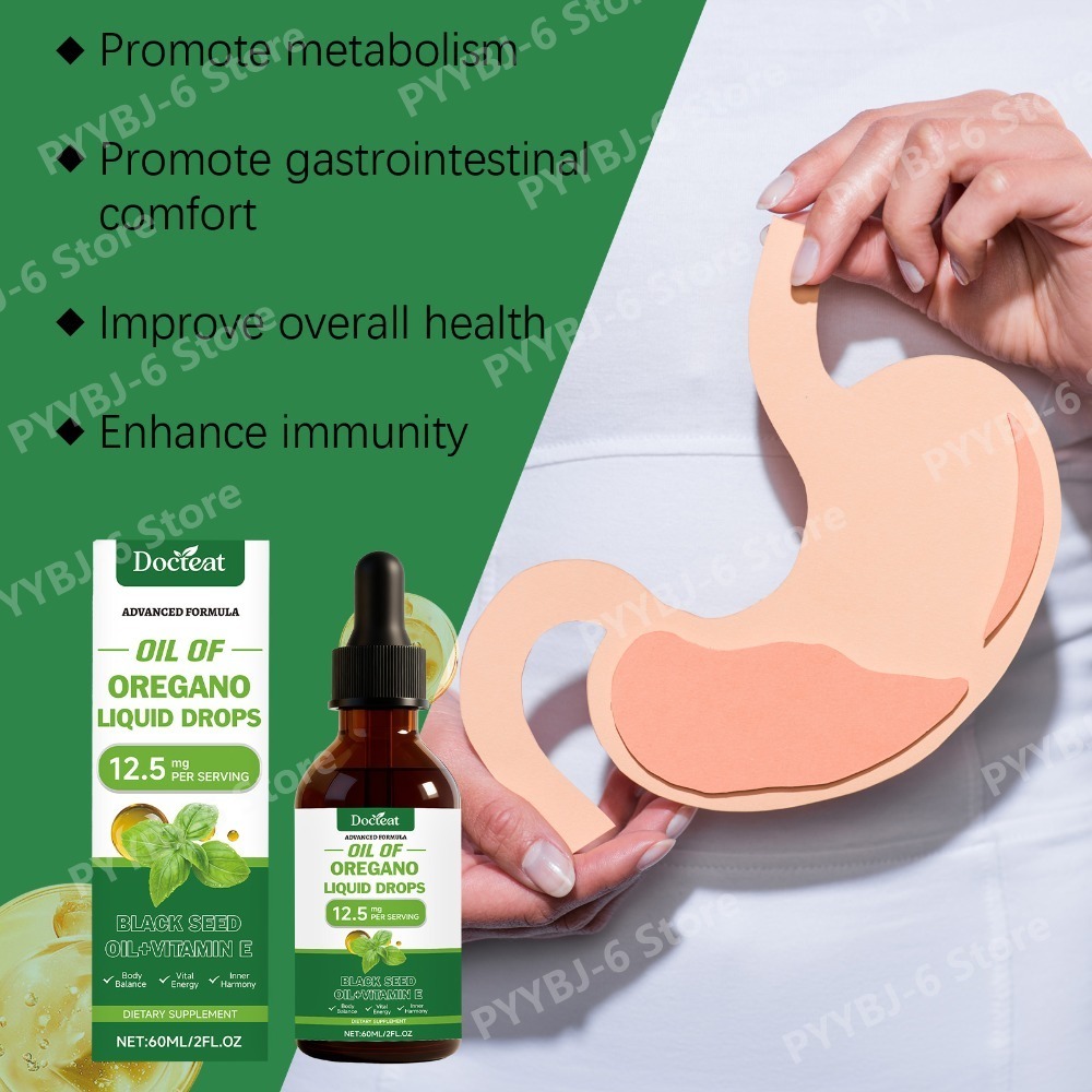 Oregano Oil Liquid Drops 60ml  – Herbal Wellness Drops recenzja i cena