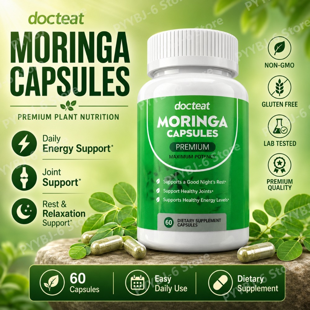 Moringa Capsules 60ct Premium  – Moringa Leaf Powder recenzja i cena