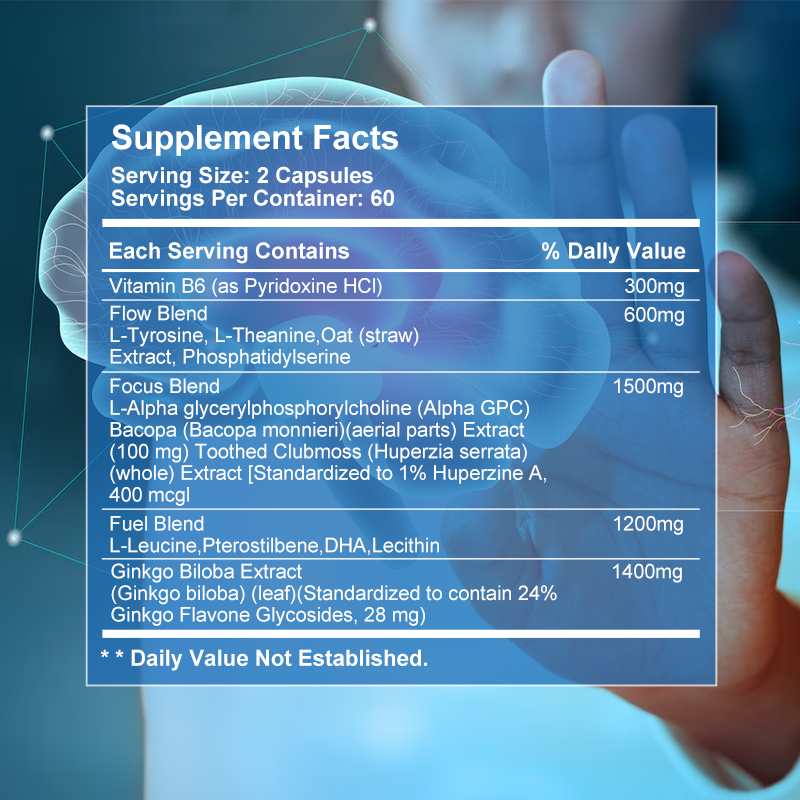 Brain Capsules with Ginkgo Bil – Ginkgo Biloba Extract recenzja i cena