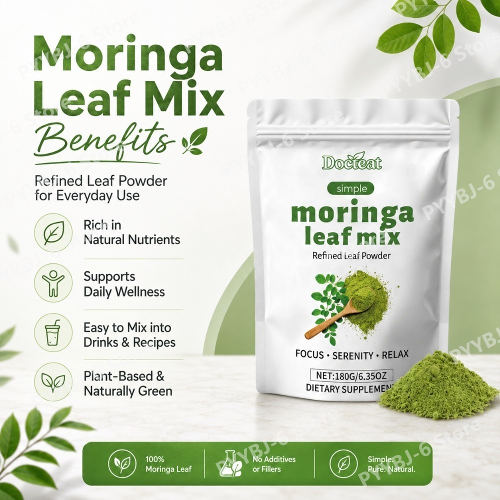 Docteat Moringa Leaf Powder, R – Moringa Leaf Powder recenzja i cena